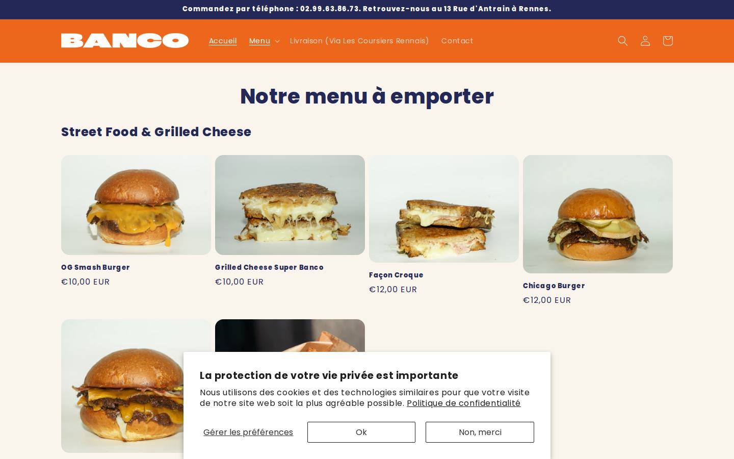 banco-rennes.com homepage screenshot