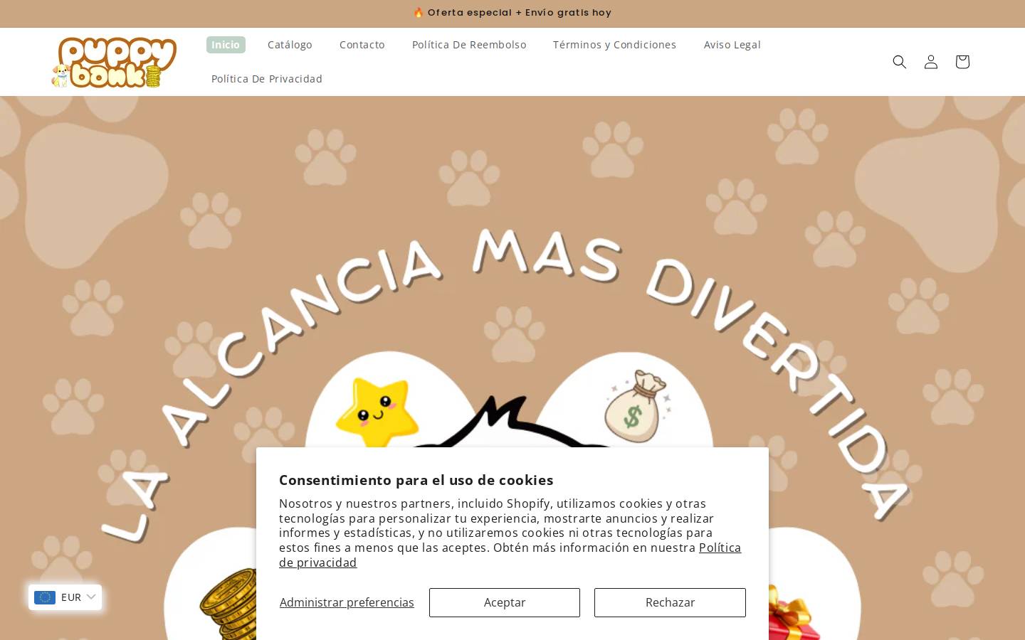 bancodeperros.com homepage screenshot