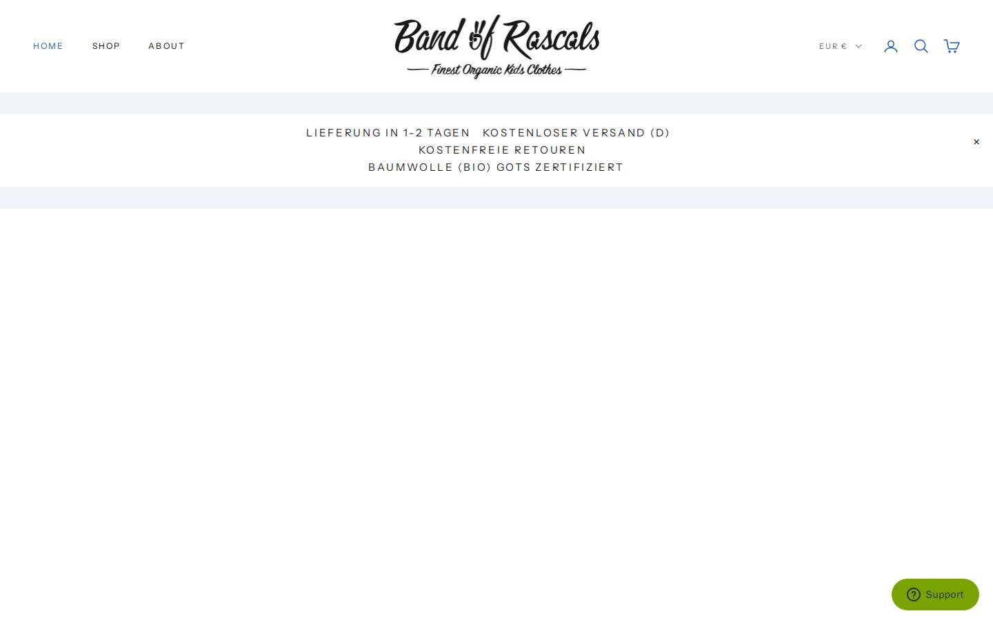 Band Of-rascals homepage screenshot