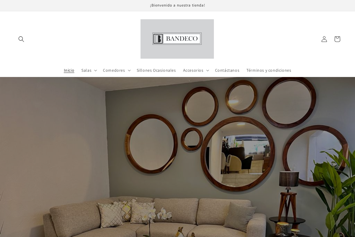 Bandeco Muebles homepage screenshot