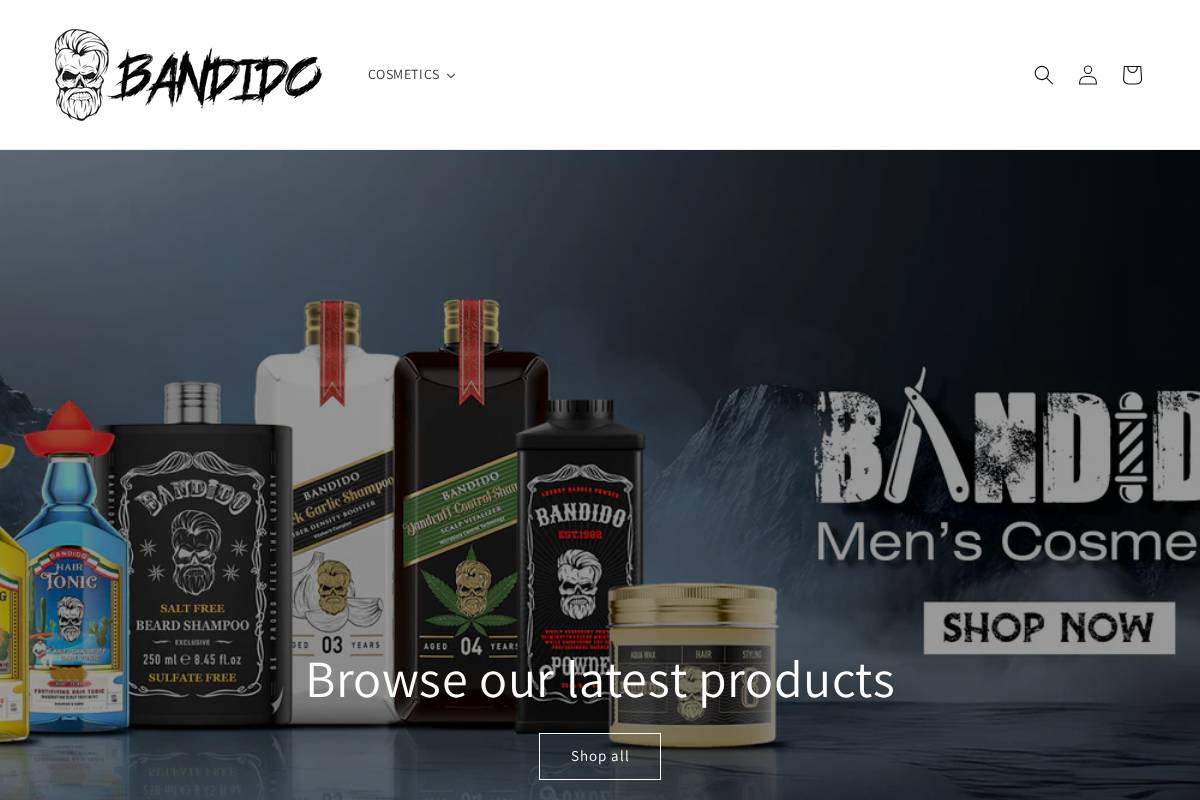 bandido-belgium.be homepage screenshot