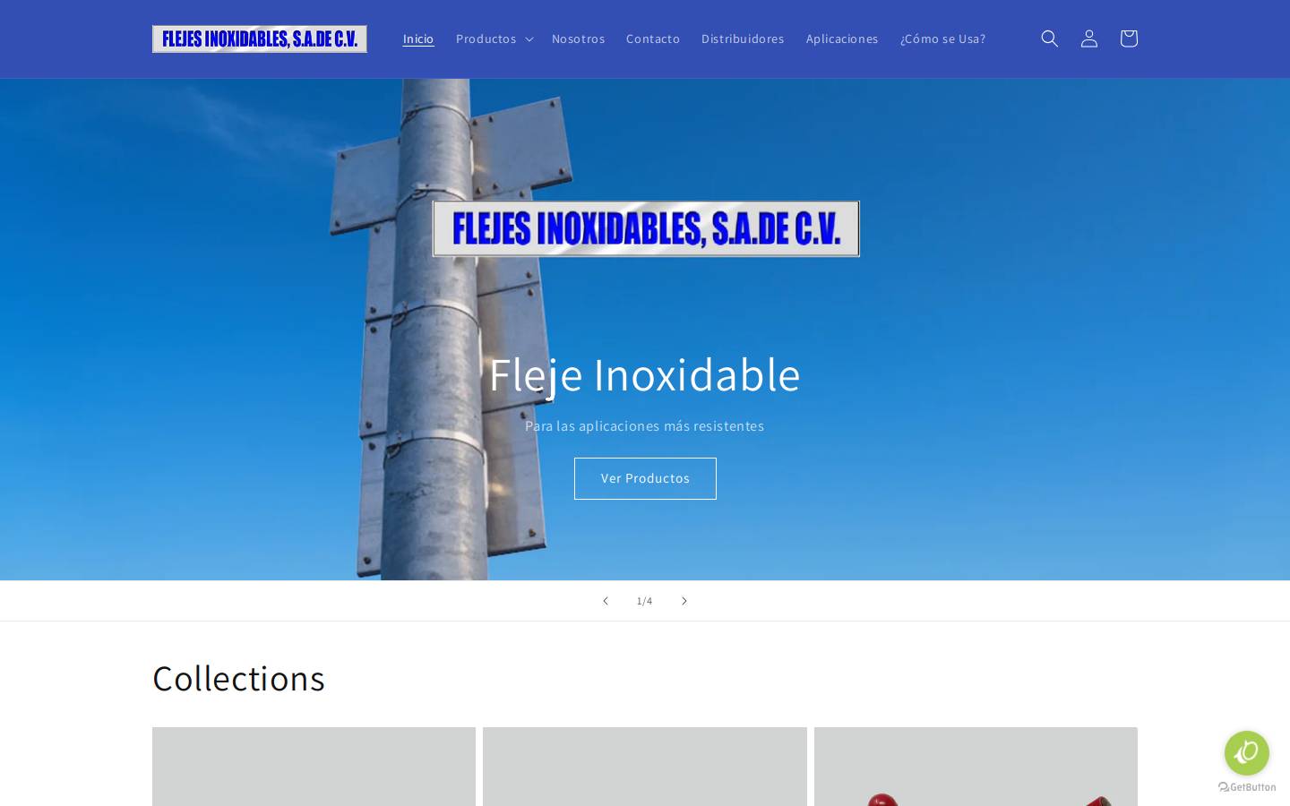 bandinox.com homepage screenshot
