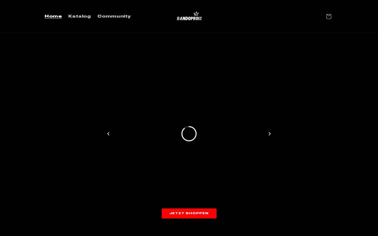 bandoprinz.com homepage screenshot