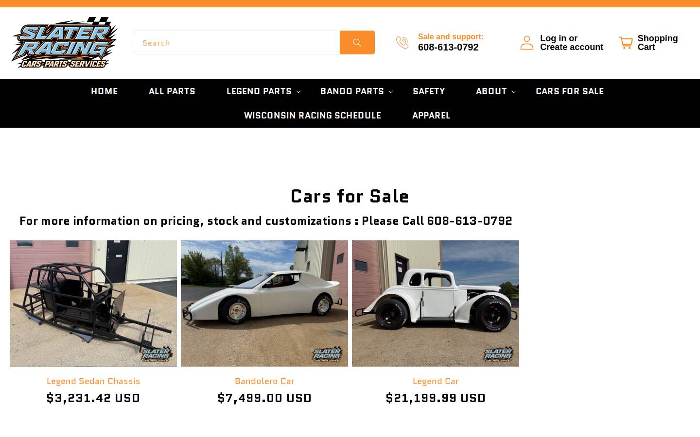 bandosdirect.com homepage screenshot