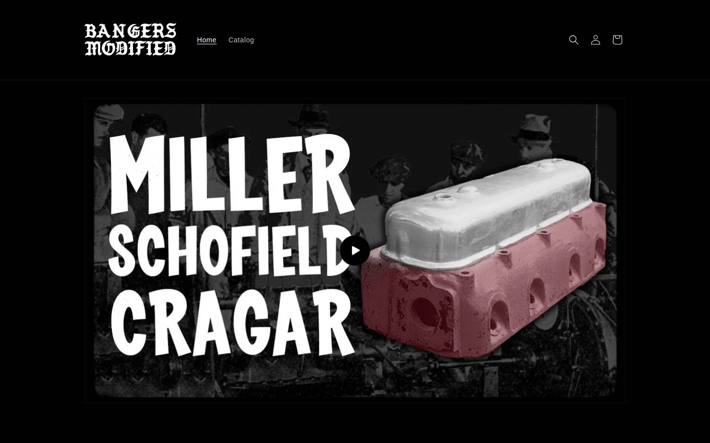 bangersmodified.com homepage screenshot