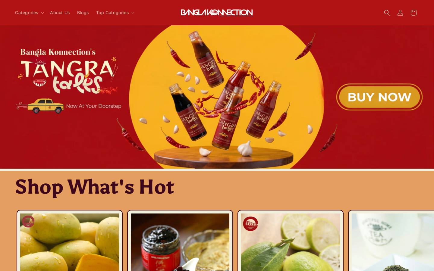 banglakonnection.com homepage screenshot