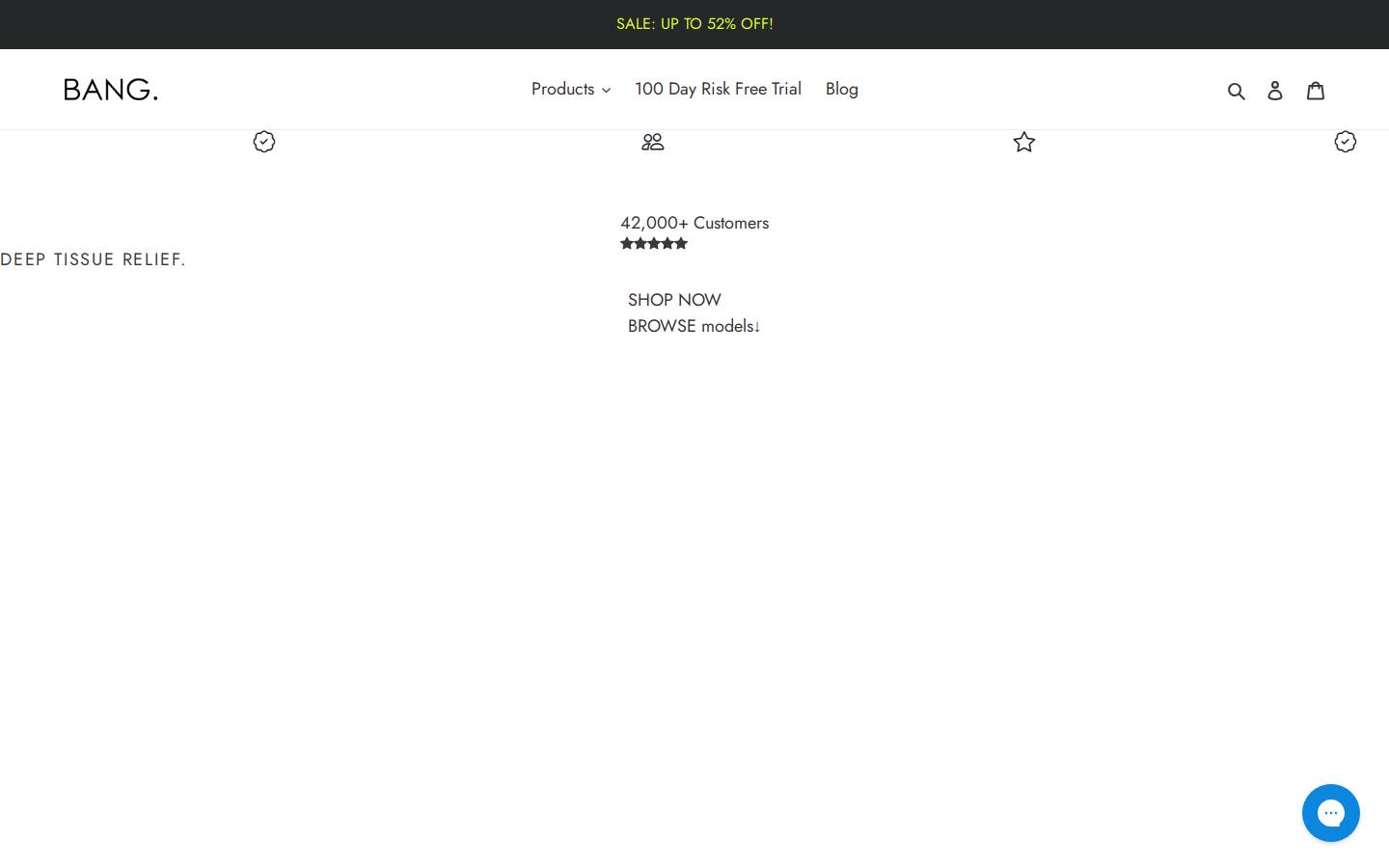 bangmassagegun.com homepage screenshot