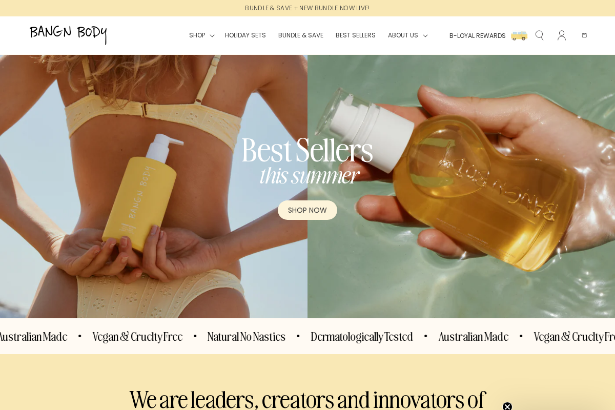 Bangnbody homepage screenshot