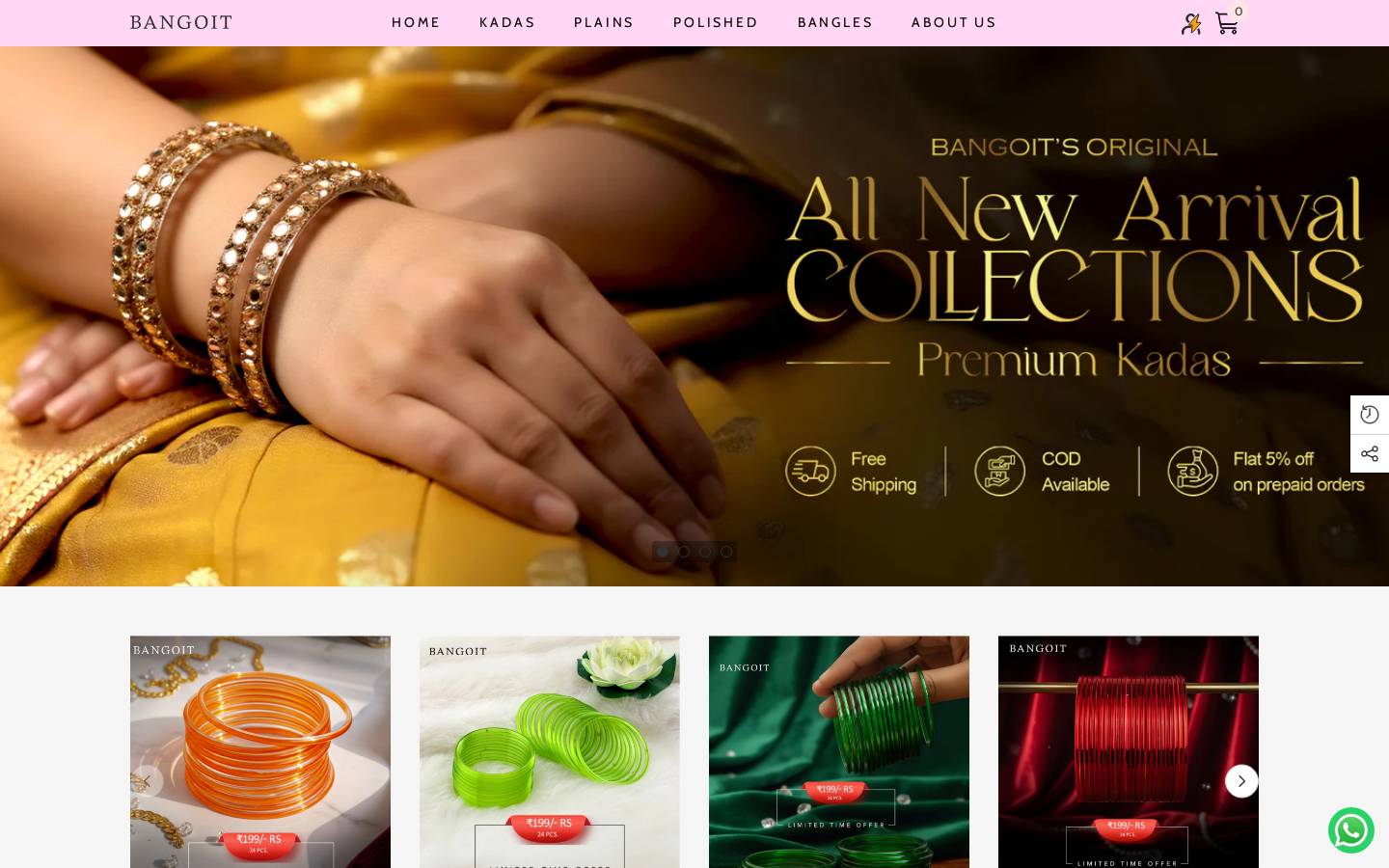 bangoit.com homepage screenshot