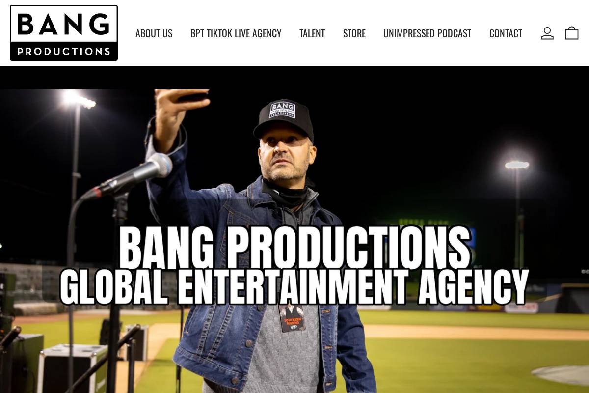 bangproductionstv.com homepage screenshot