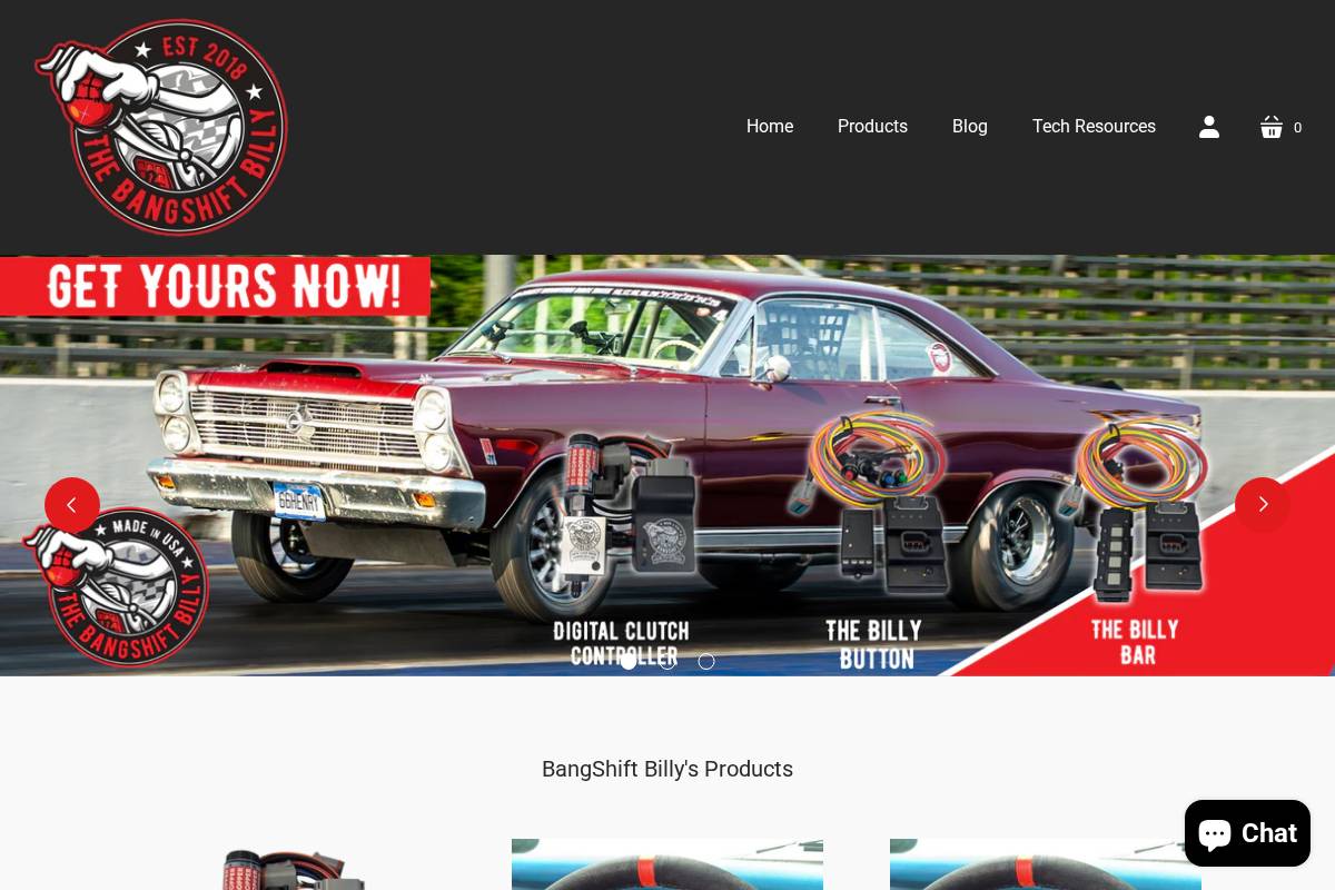 bangshiftbilly.com homepage screenshot