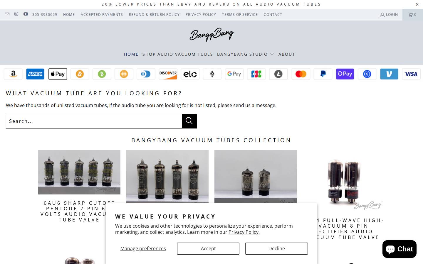 bangybangtubes.com homepage screenshot