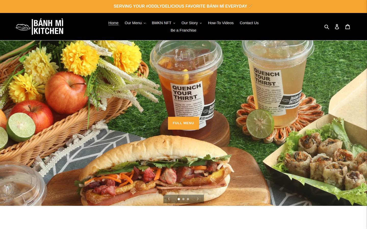 banhmikitchenph.com homepage screenshot