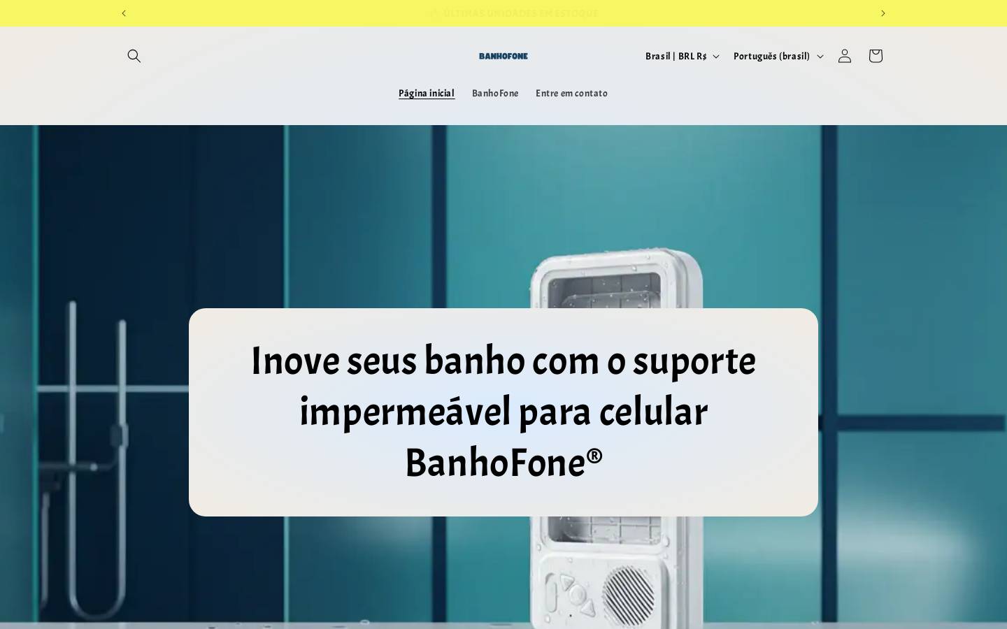 banhofone.com homepage screenshot