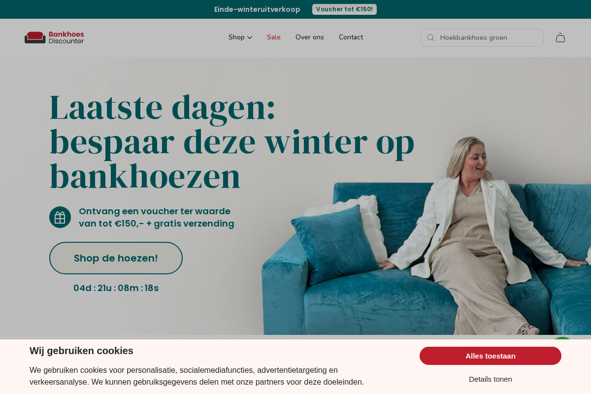 BankhoesDiscounter homepage screenshot