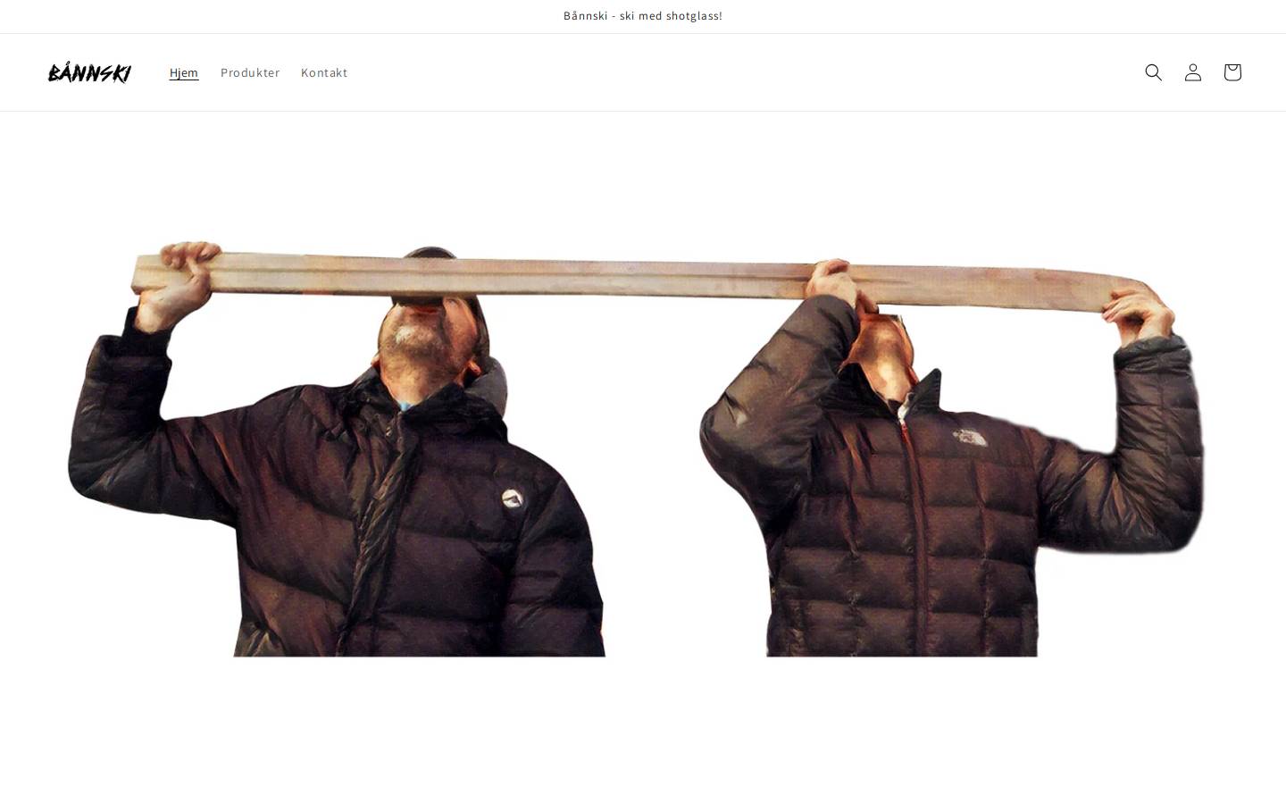 bannski.no homepage screenshot