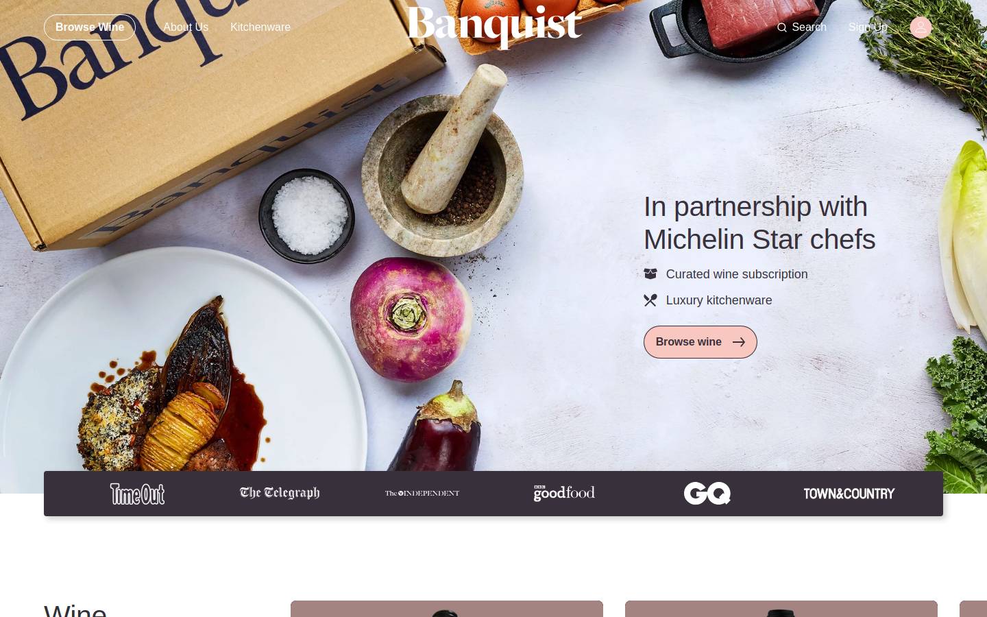 banquist.com homepage screenshot