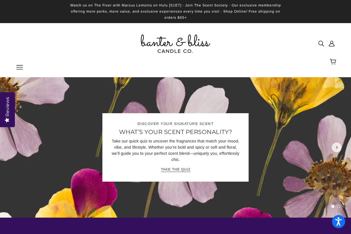 banterandbliss.com homepage screenshot