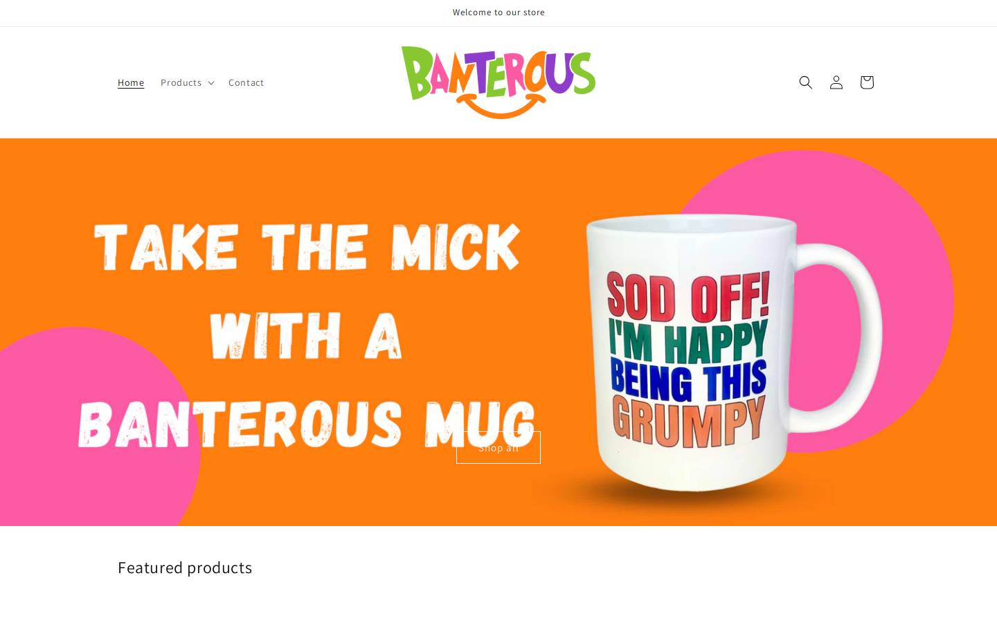 banterous.co.uk homepage screenshot