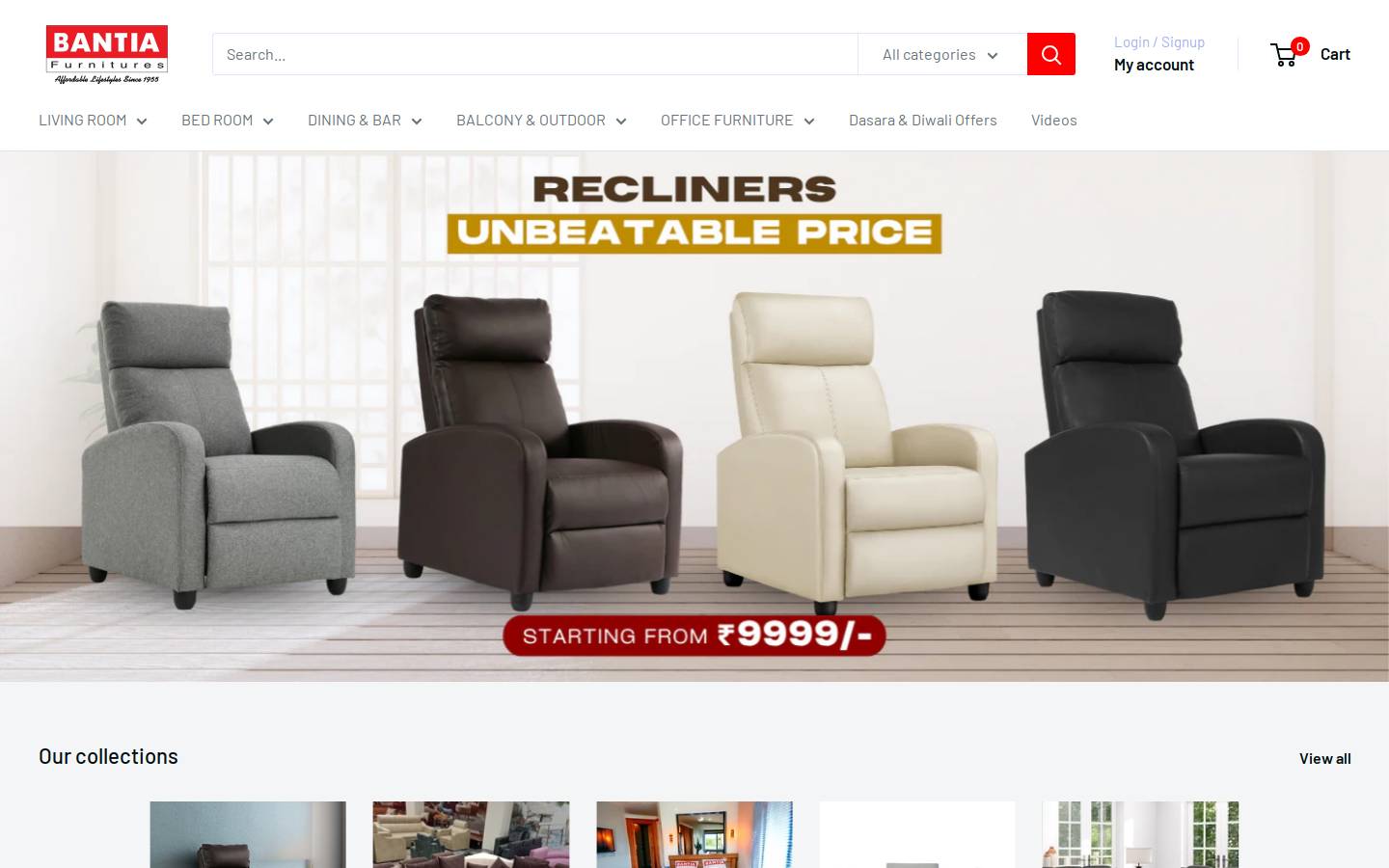 bantia.in homepage screenshot