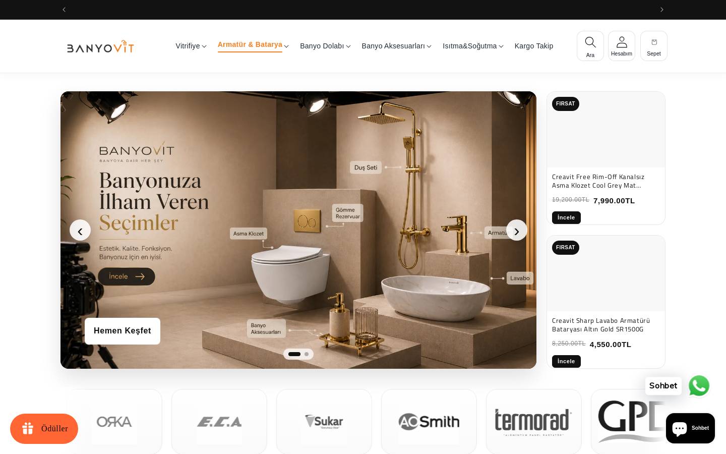 banyovit.com homepage screenshot