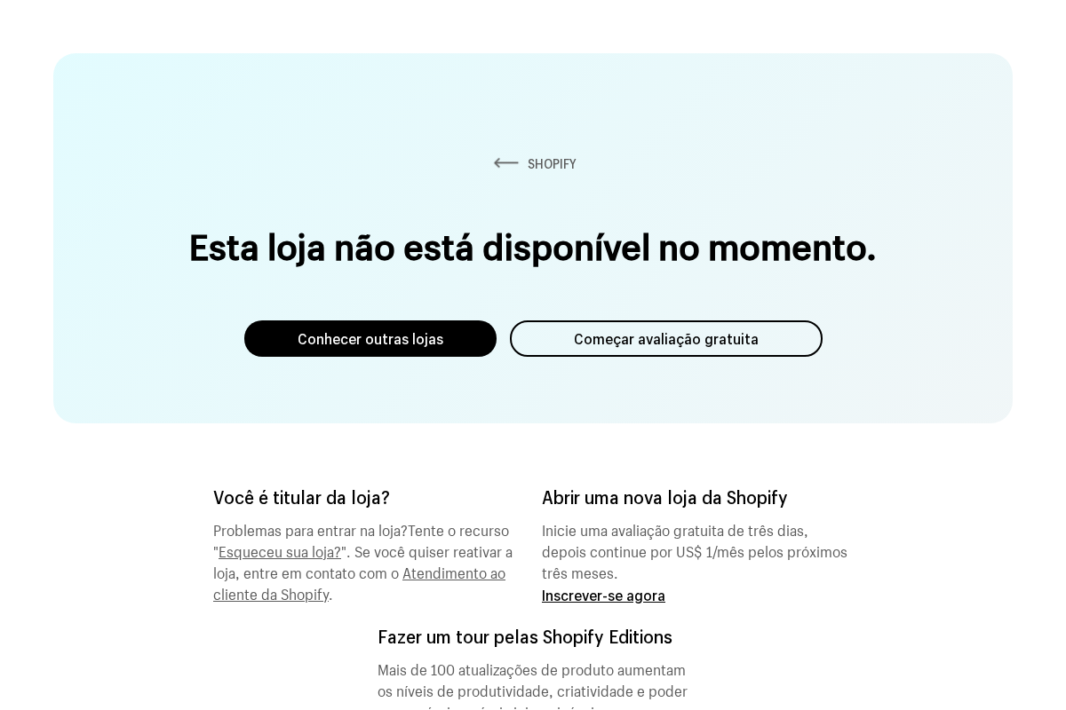 banzaishop.com.br homepage screenshot