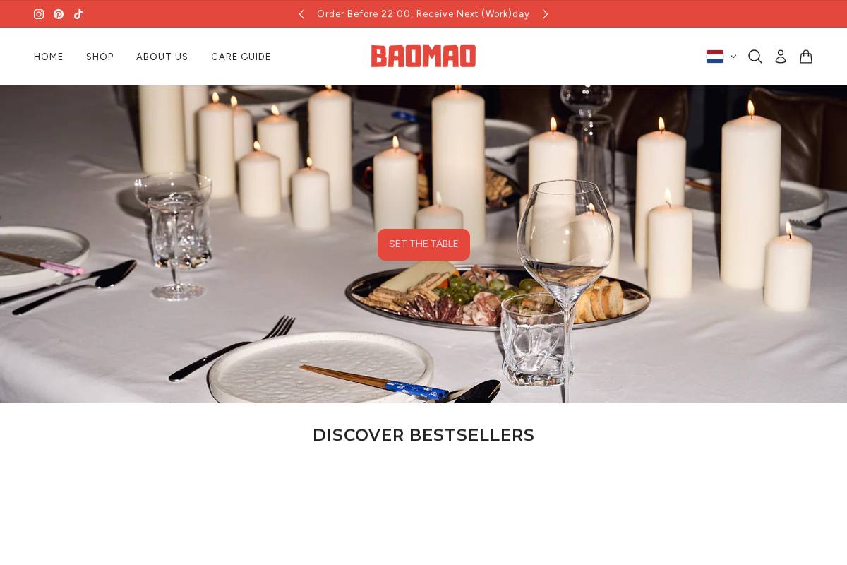 Bao Mao homepage screenshot