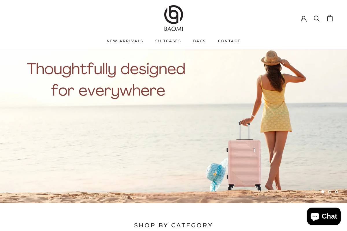 baomi.in homepage screenshot