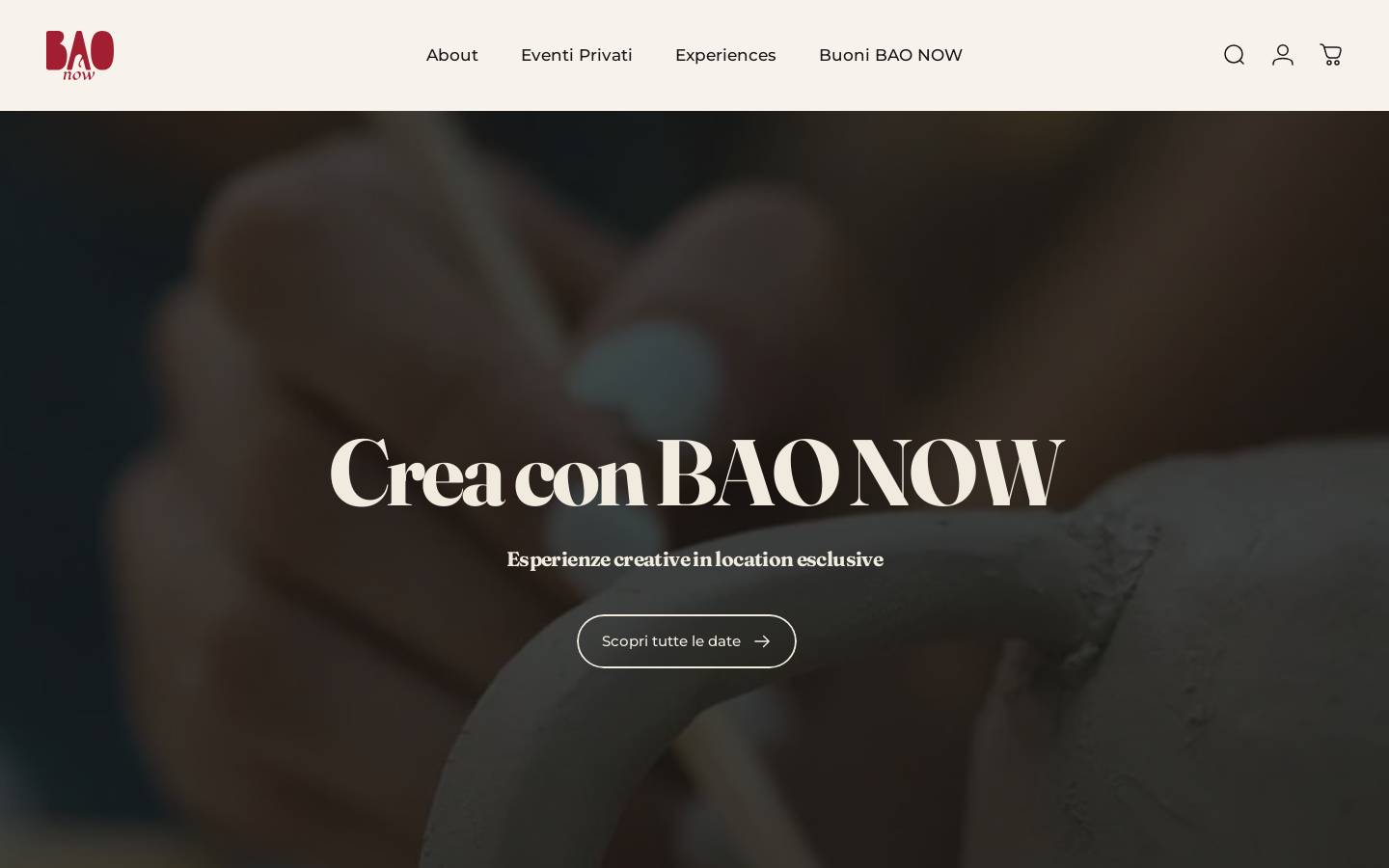 baonow.it homepage screenshot