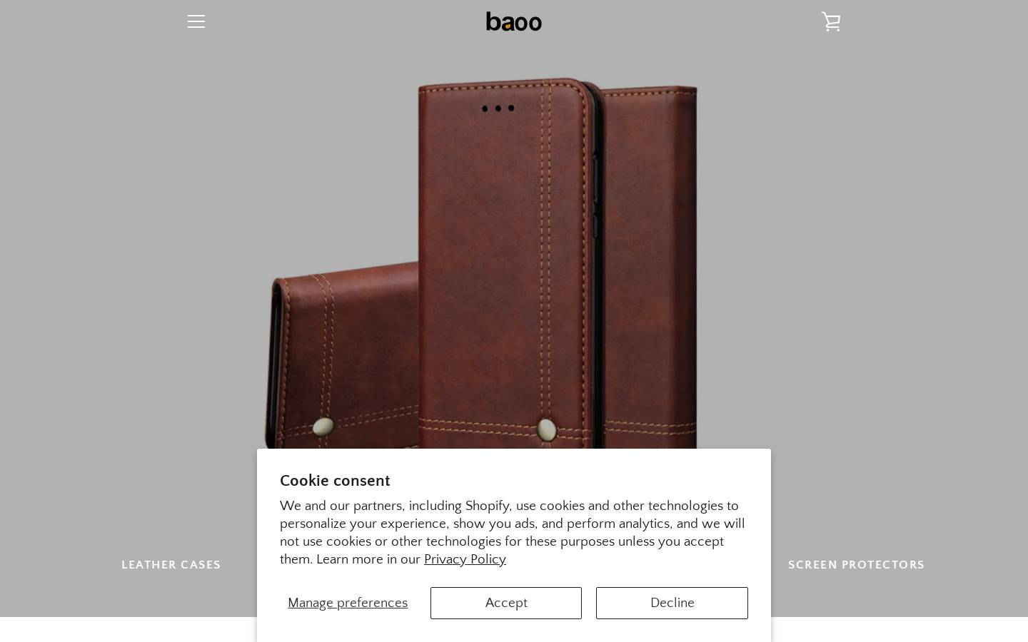 baoo.co.uk homepage screenshot