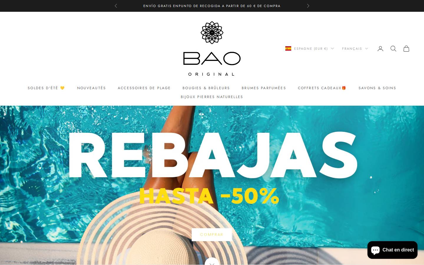 baooriginal.com homepage screenshot