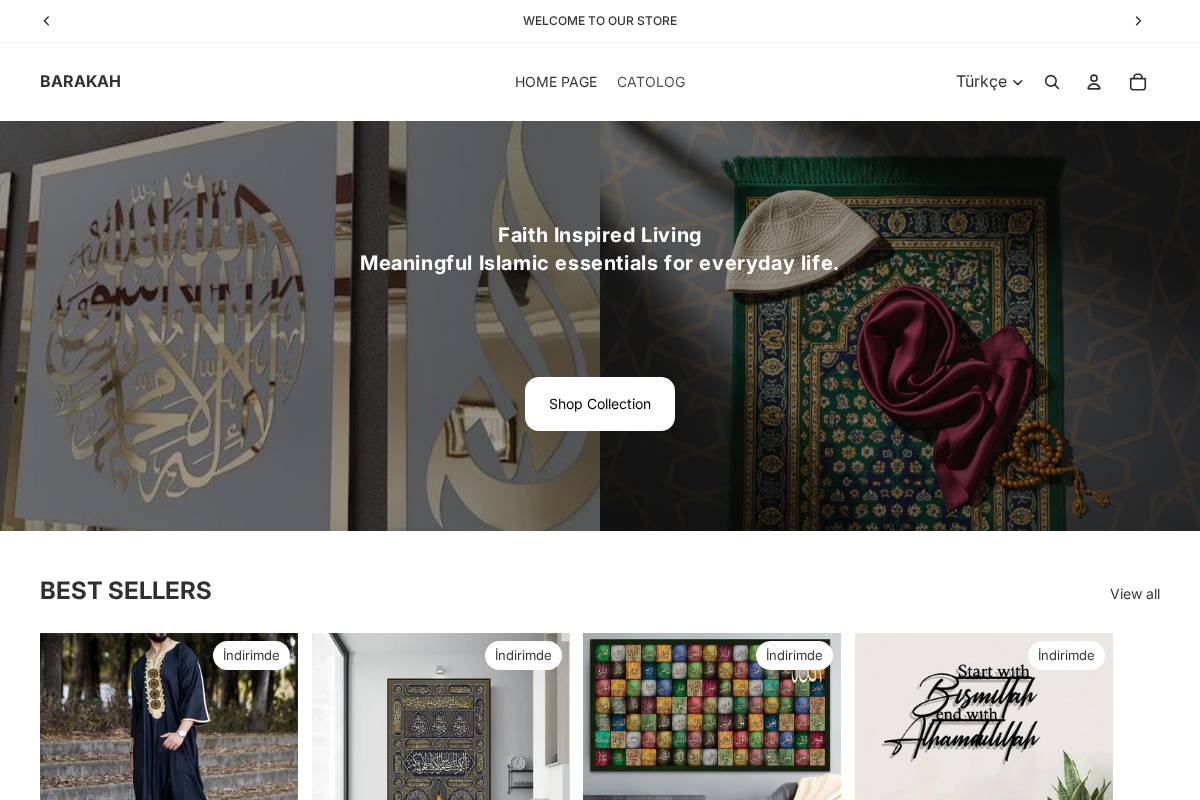 barakahislam.com homepage screenshot
