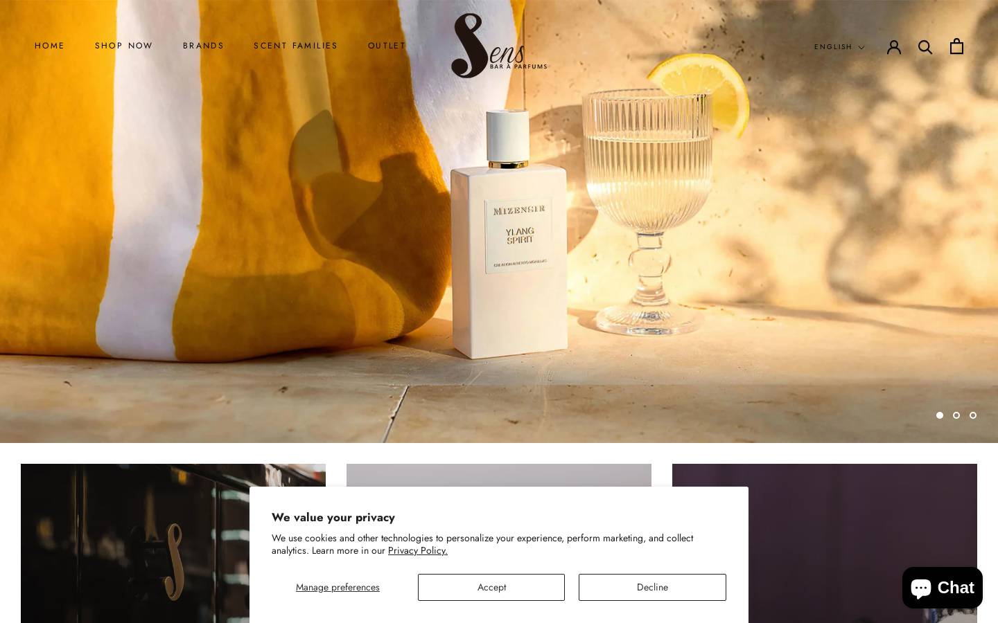 baraparfums.es homepage screenshot