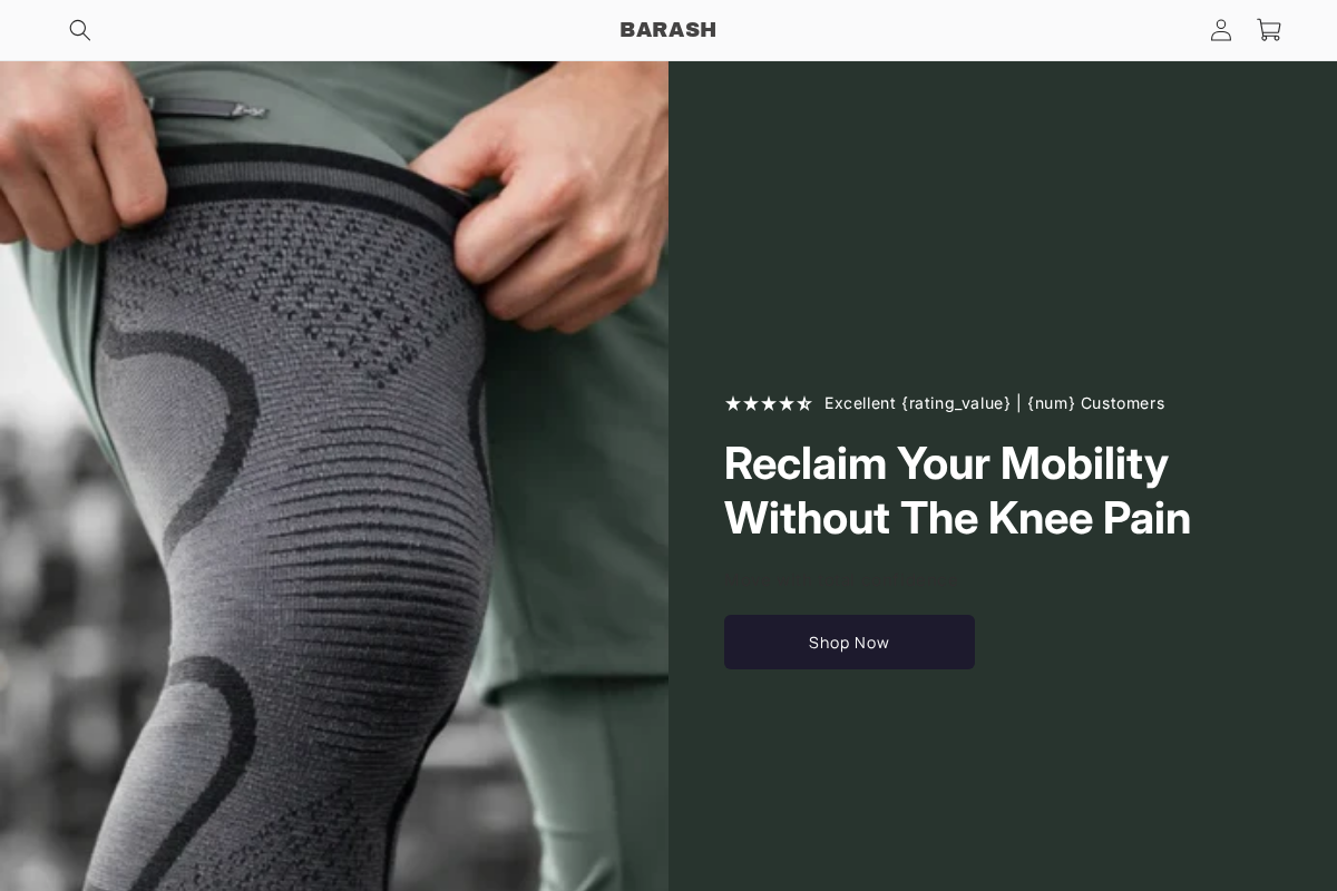 BARASH homepage screenshot