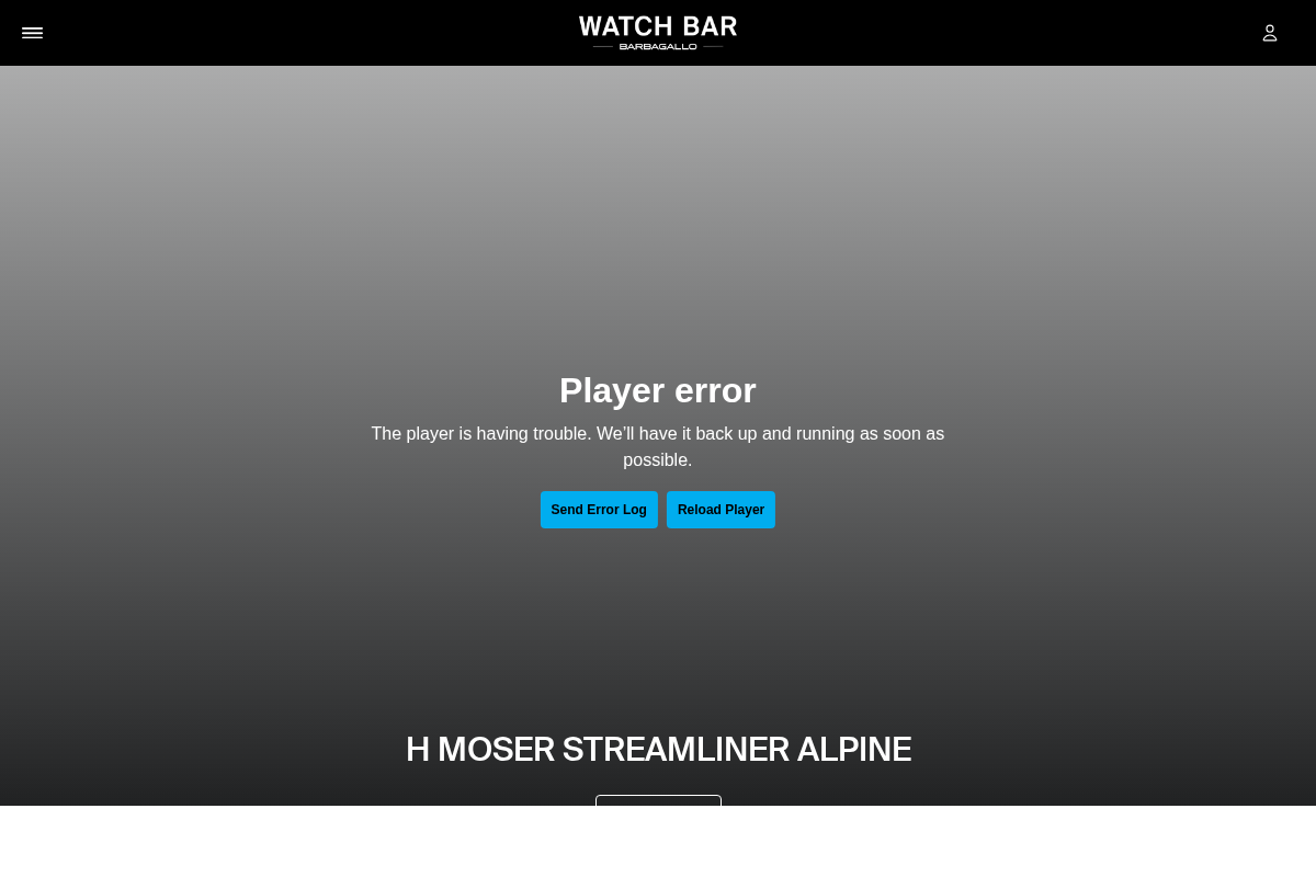 Watch Bar homepage screenshot