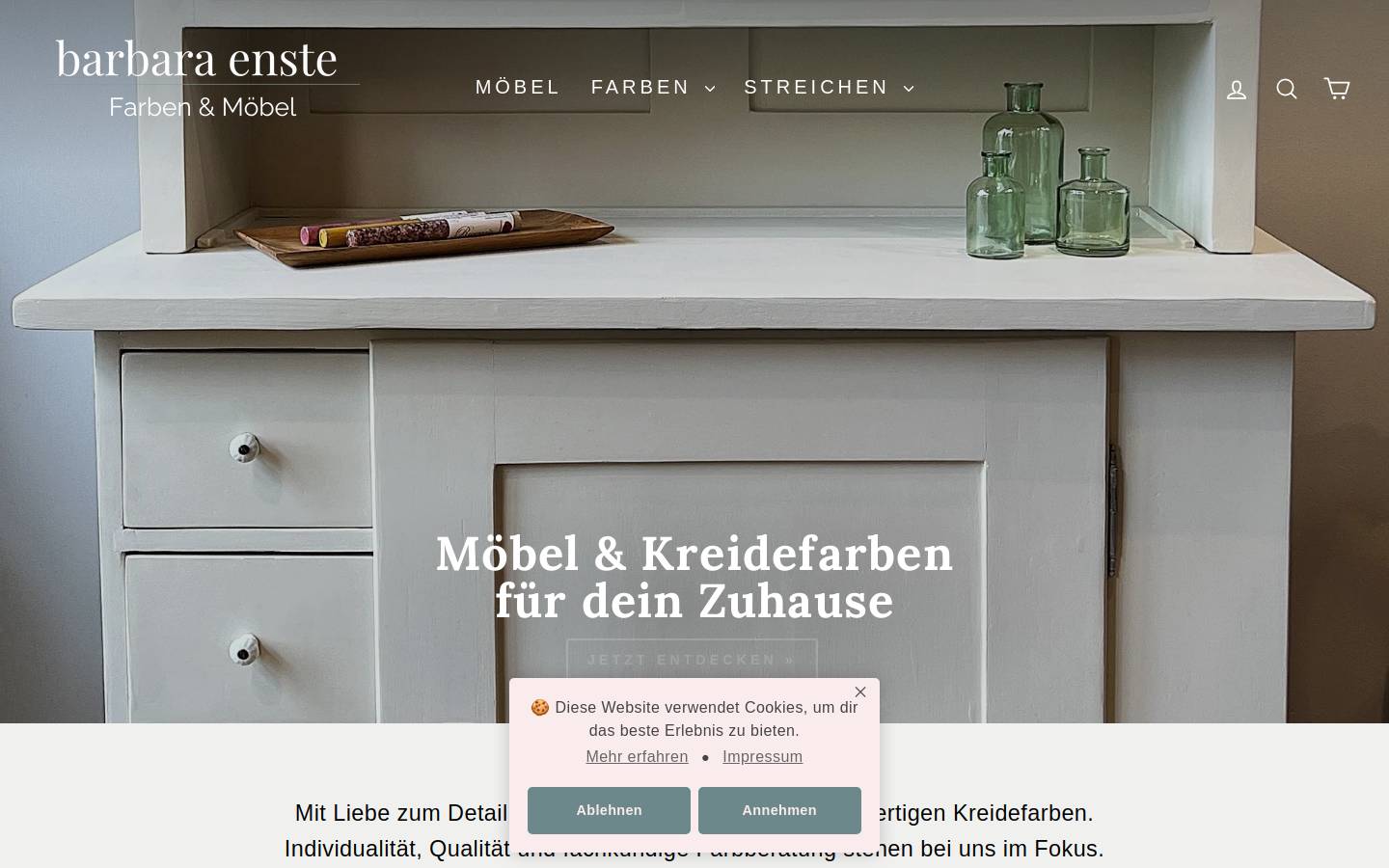 barbara-enste.de homepage screenshot