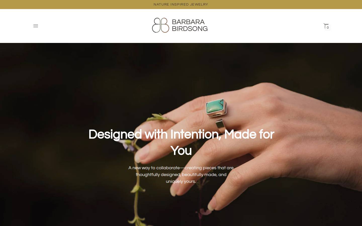 barbarabirdsong.com homepage screenshot