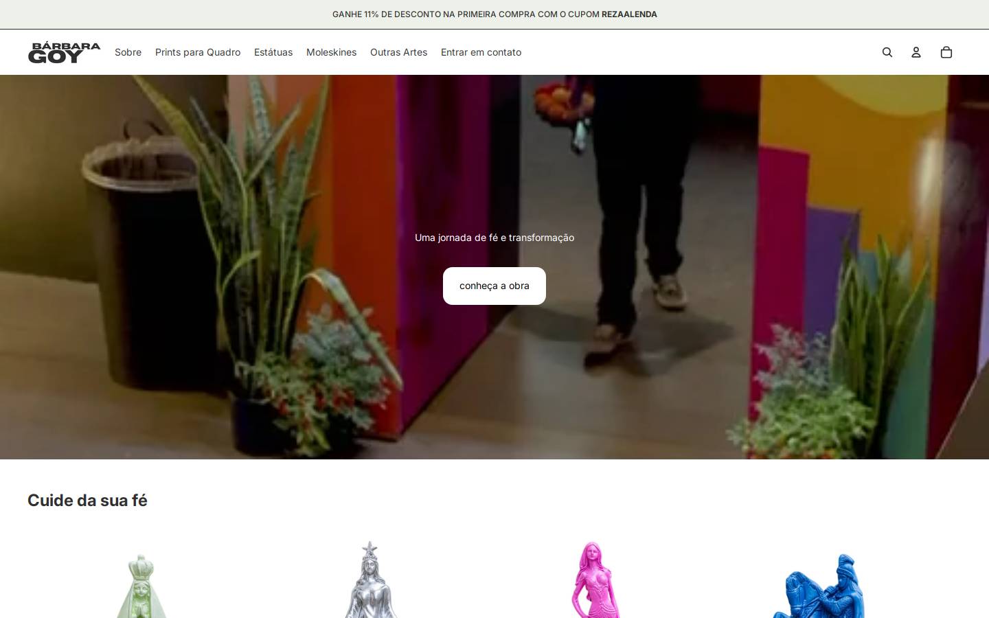 barbaragoy.art homepage screenshot