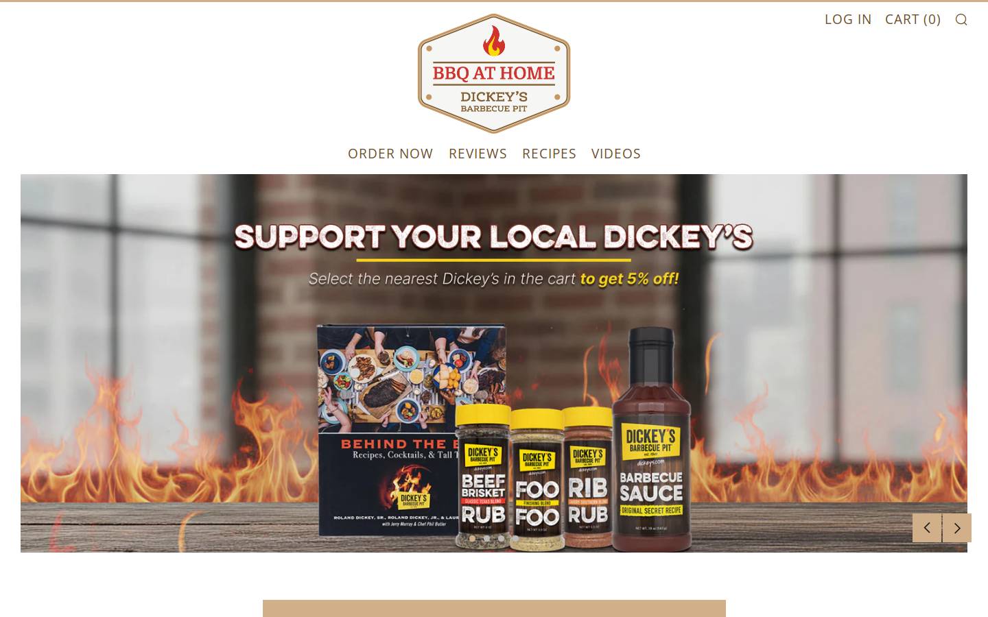 barbecueathome.com homepage screenshot