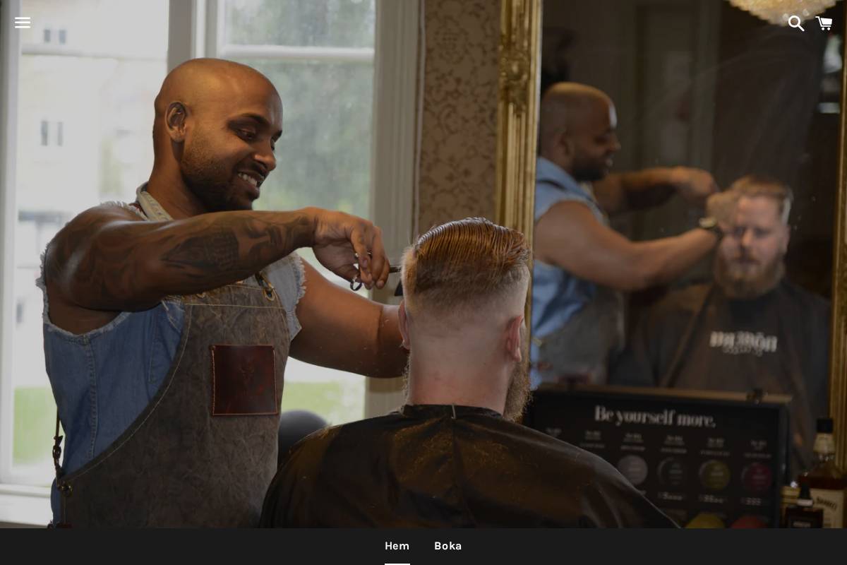 barberalex.se homepage screenshot