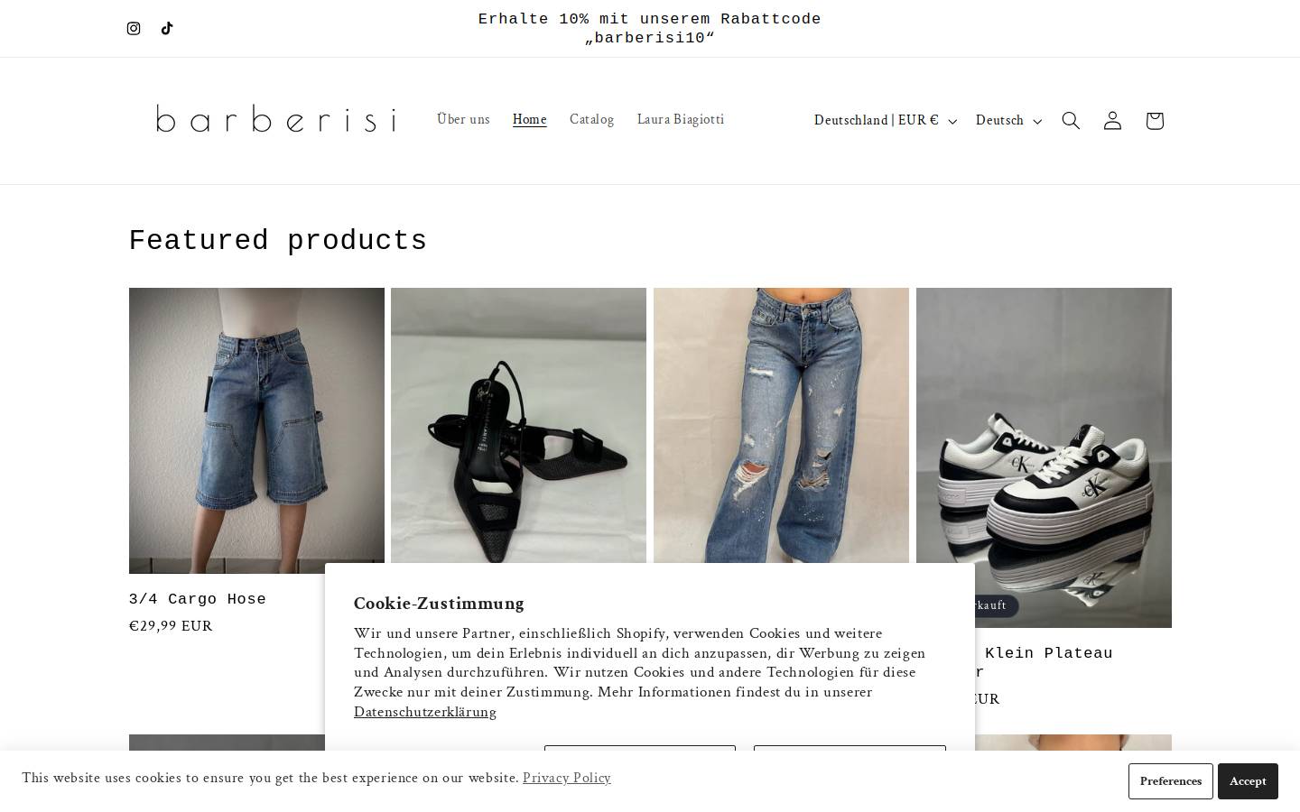 barberisi.com homepage screenshot