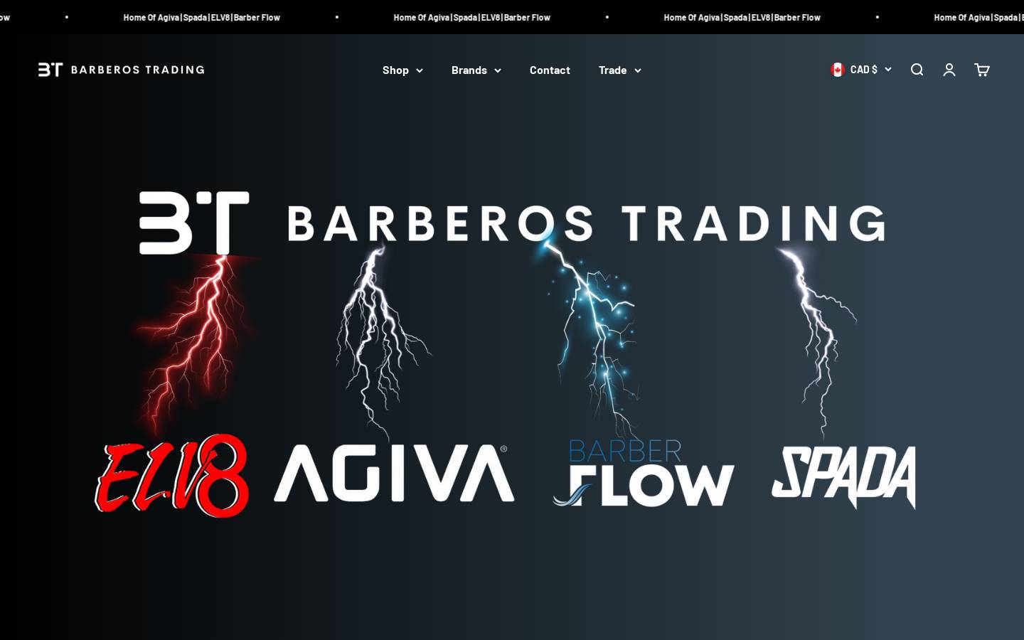 barberostrading.com homepage screenshot