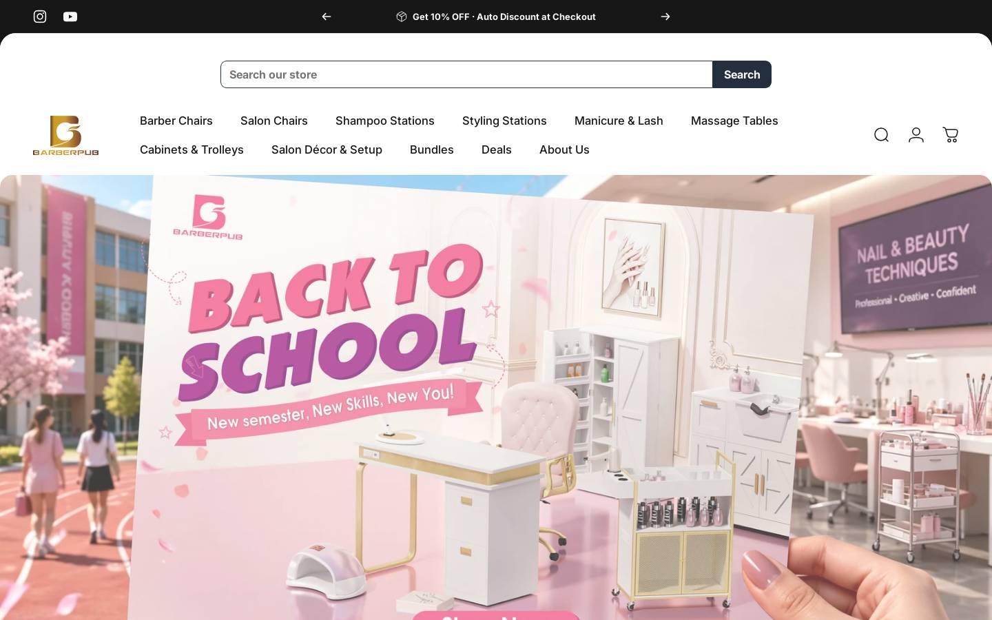 barberpub.com homepage screenshot