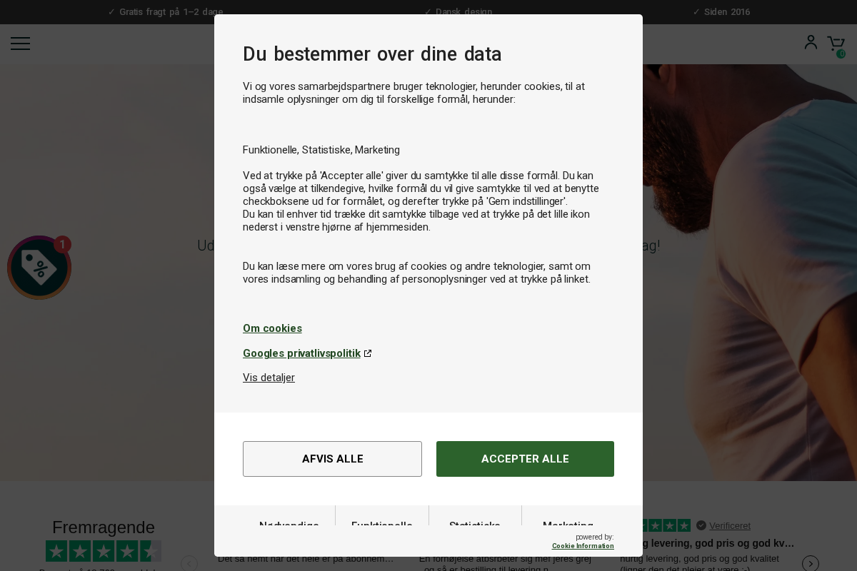 Barberskabet.dk homepage screenshot