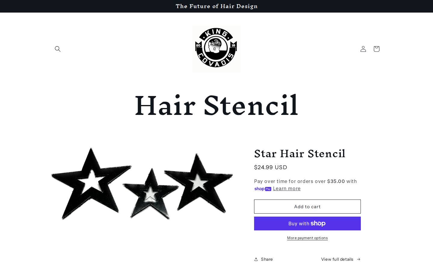 barberstencil.com homepage screenshot