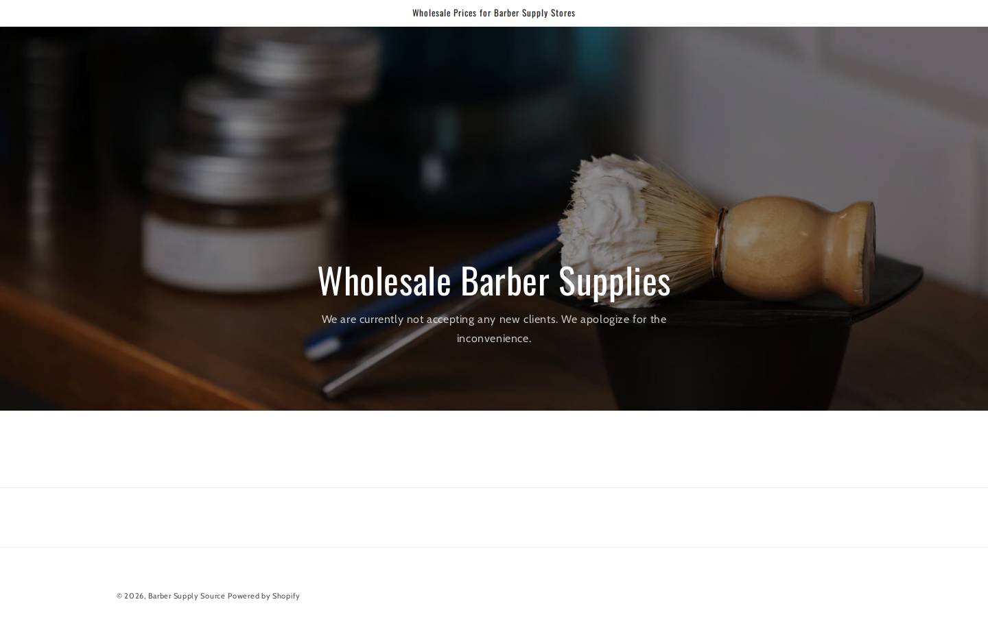 barbersupplysource.com homepage screenshot