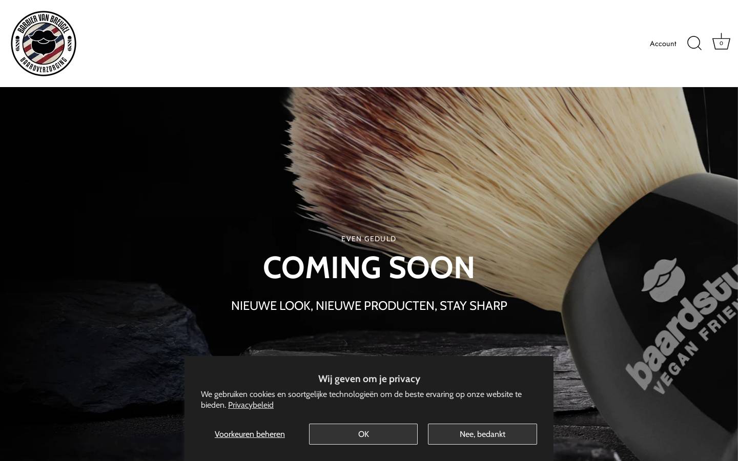 barbiervanbreugel.nl homepage screenshot