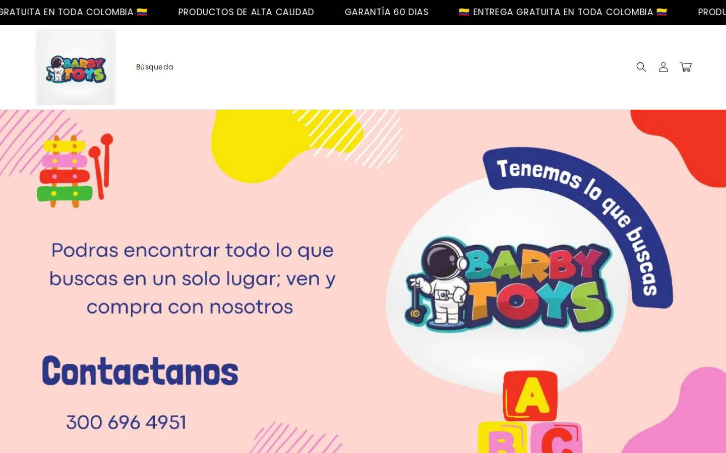 barbytoys.com homepage screenshot