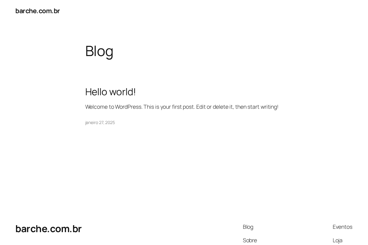 barche.com.br homepage screenshot