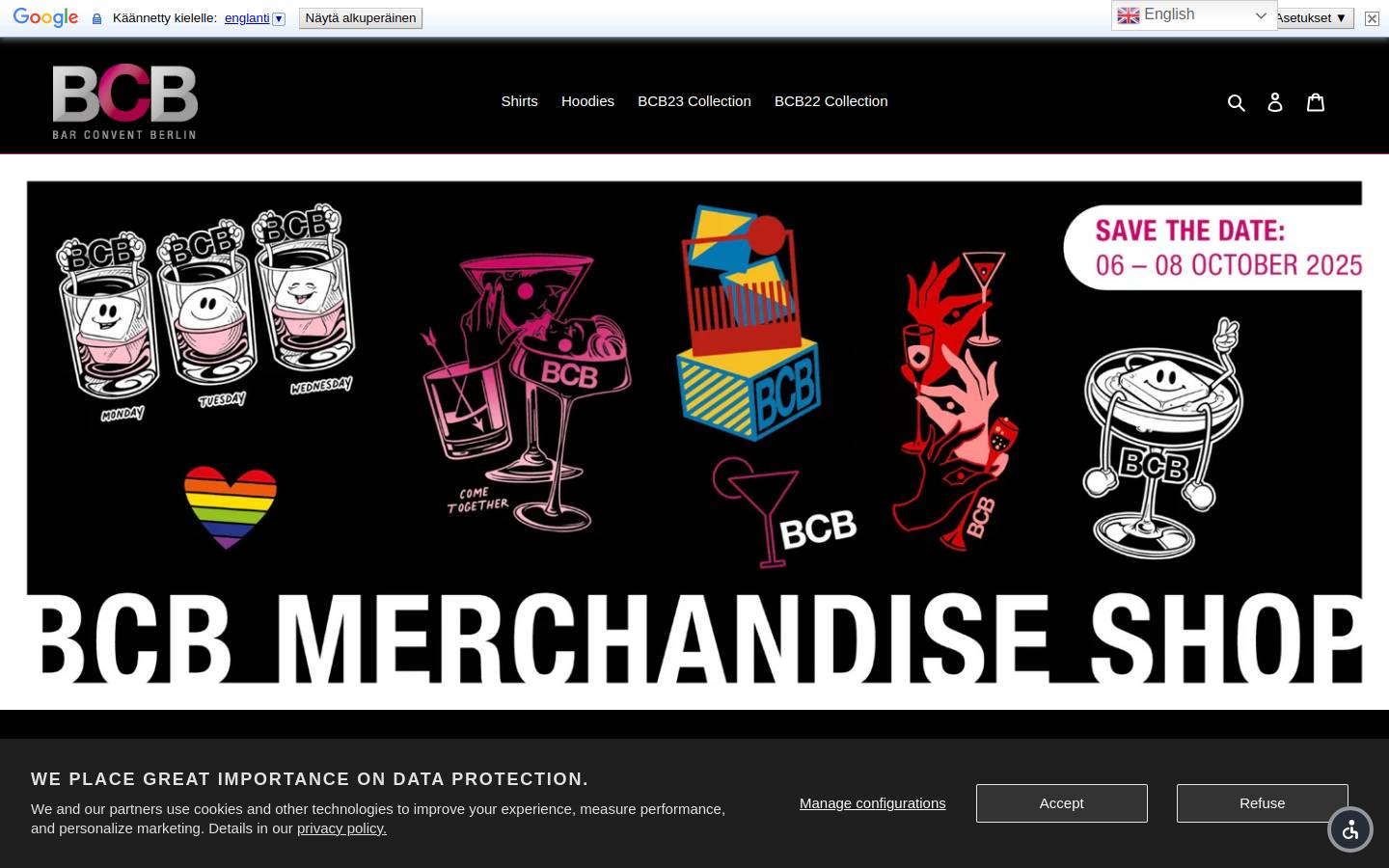 barconvetberlin-shop.com homepage screenshot